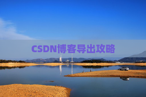 CSDN博客导出攻略